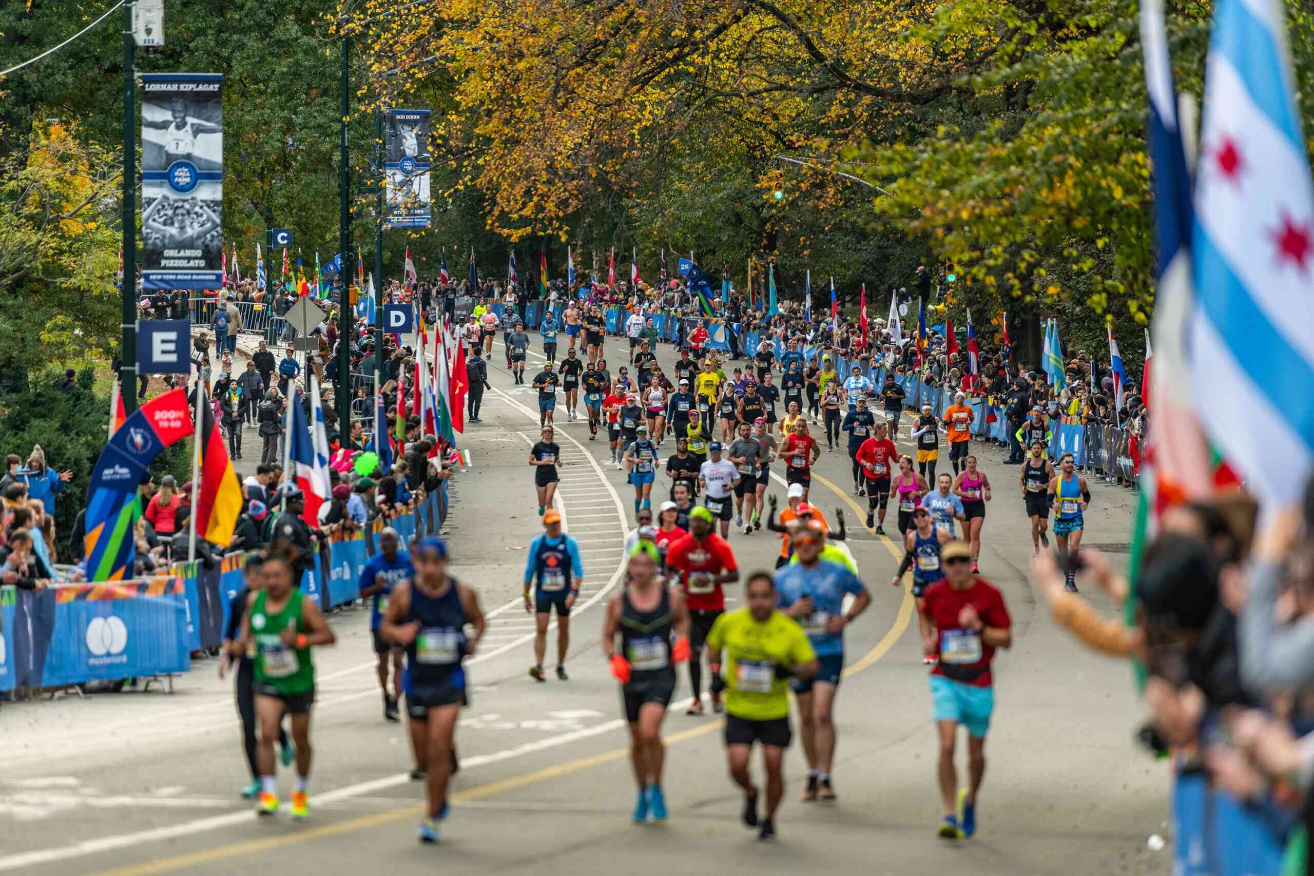 NEW YORK, NY – NOVEMBER 7: The 2021 TCS New York City Marathon is held on November 7, 2021. The course goes through all five boroughs of New York City, starting in Staten Island and ending in Central Park.  This year marks the 50th running of the marathon. (Photo by Scott McDermott for NYRR)